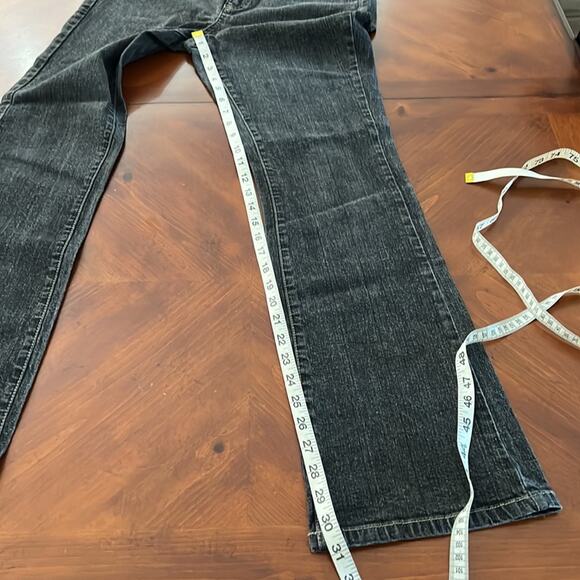 Units Black Wash Denim Boot Cut Jeans Woman size 8 Westerncore - Picture 9 of 10